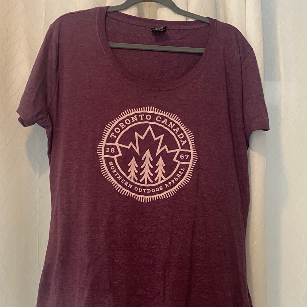 Women's Purple Graphic Tee